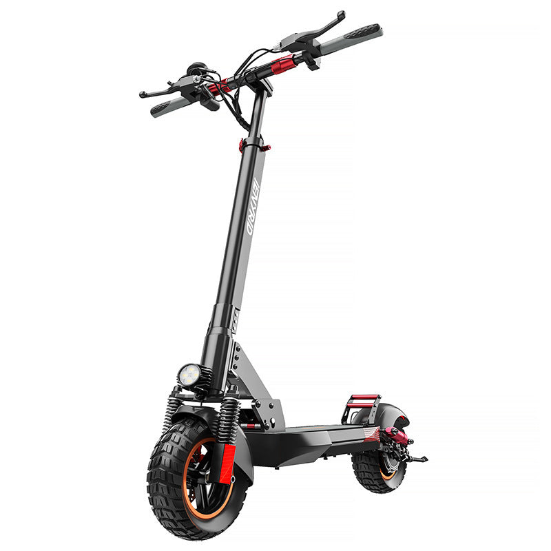 Double Shock Absorber Scooter Scooter Portable Folding - EBuyGoods