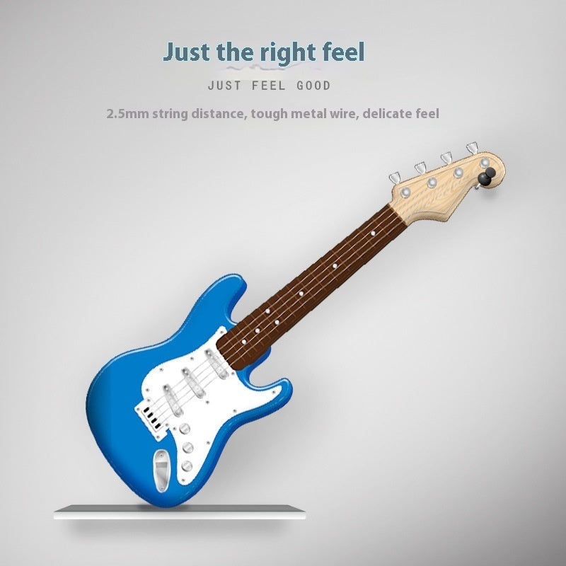 Playing Electric Guitar Toy Male 4-string Beginner Musical Instrument - EBuyGoods