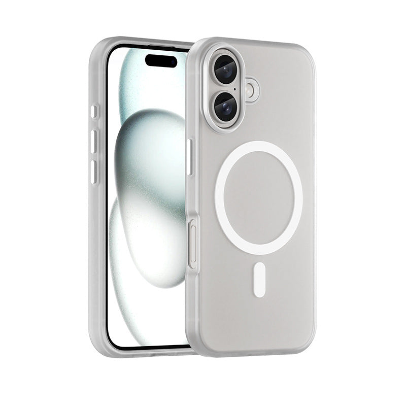 Magnetic Matte Skin Feeling Translucent iPhone Phone Case - EBuyGoods