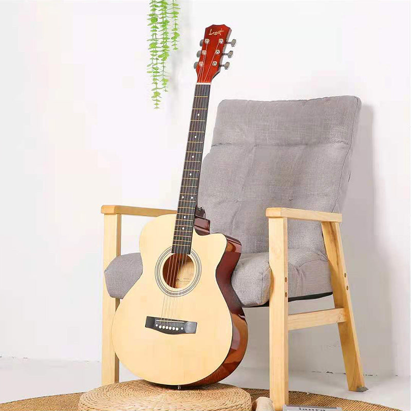 38 Inch Acoustic Guitar Folk Instrument - EBuyGoods