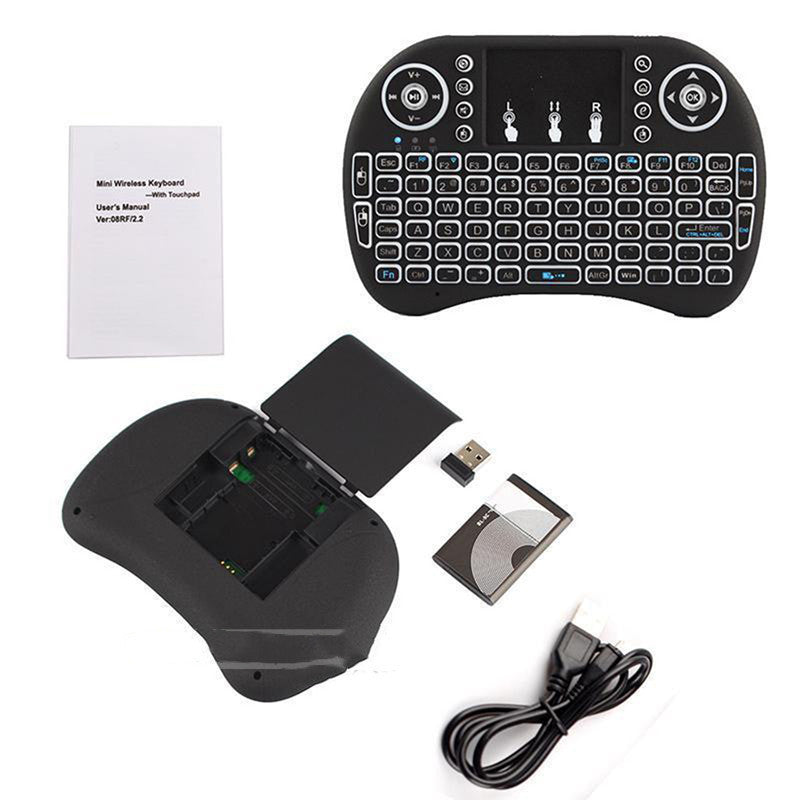H9 Wireless Backlit Colorful Touch Remote Control Keyboard - EBuyGoods