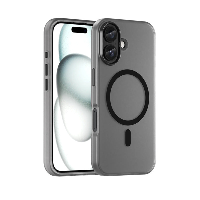 Magnetic Matte Skin Feeling Translucent iPhone Phone Case - EBuyGoods