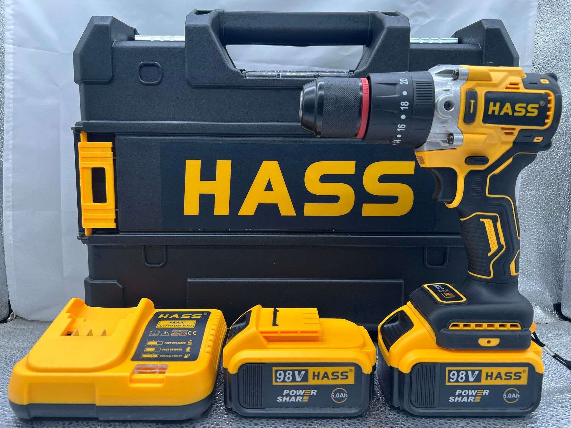 Brushless Lithium Battery Impact High Power Rechargeable 13mm Electric Hand Drill - EBuyGoods