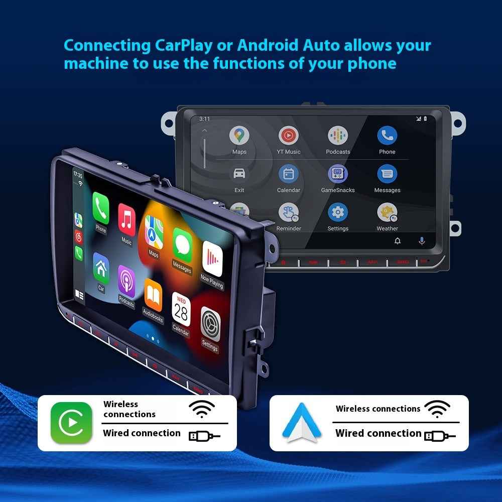 New Android 9-inch Car Bluetooth GPS Navigation Integrated Host for Volkswagen cars