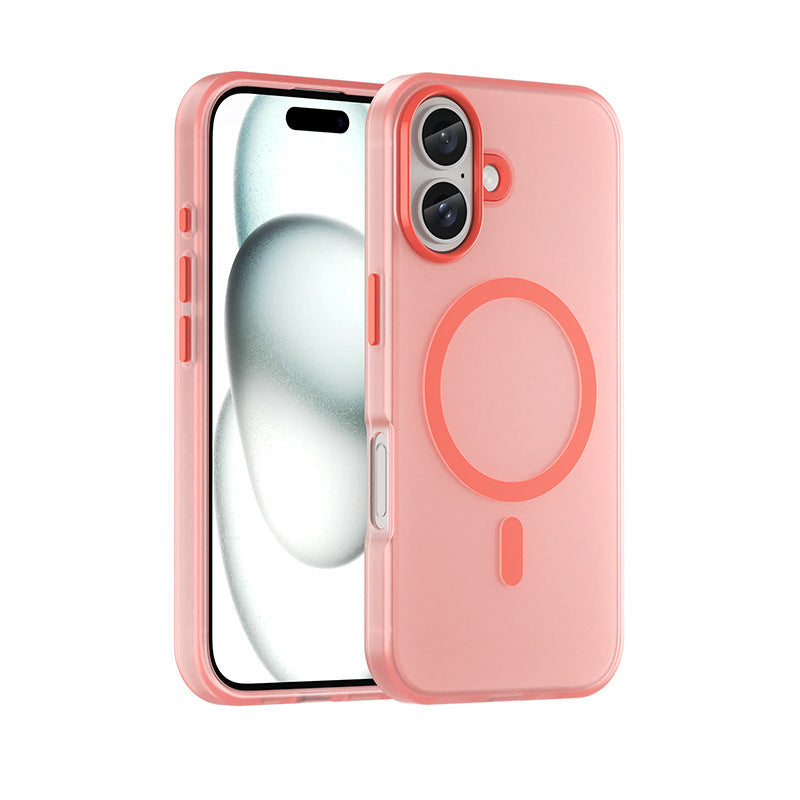 Magnetic Matte Skin Feeling Translucent iPhone Phone Case - EBuyGoods