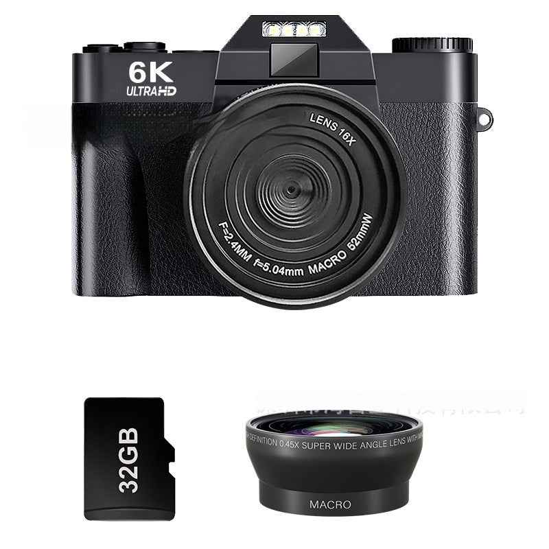 6K HD Digital Camera Mirrorless Camera Retro