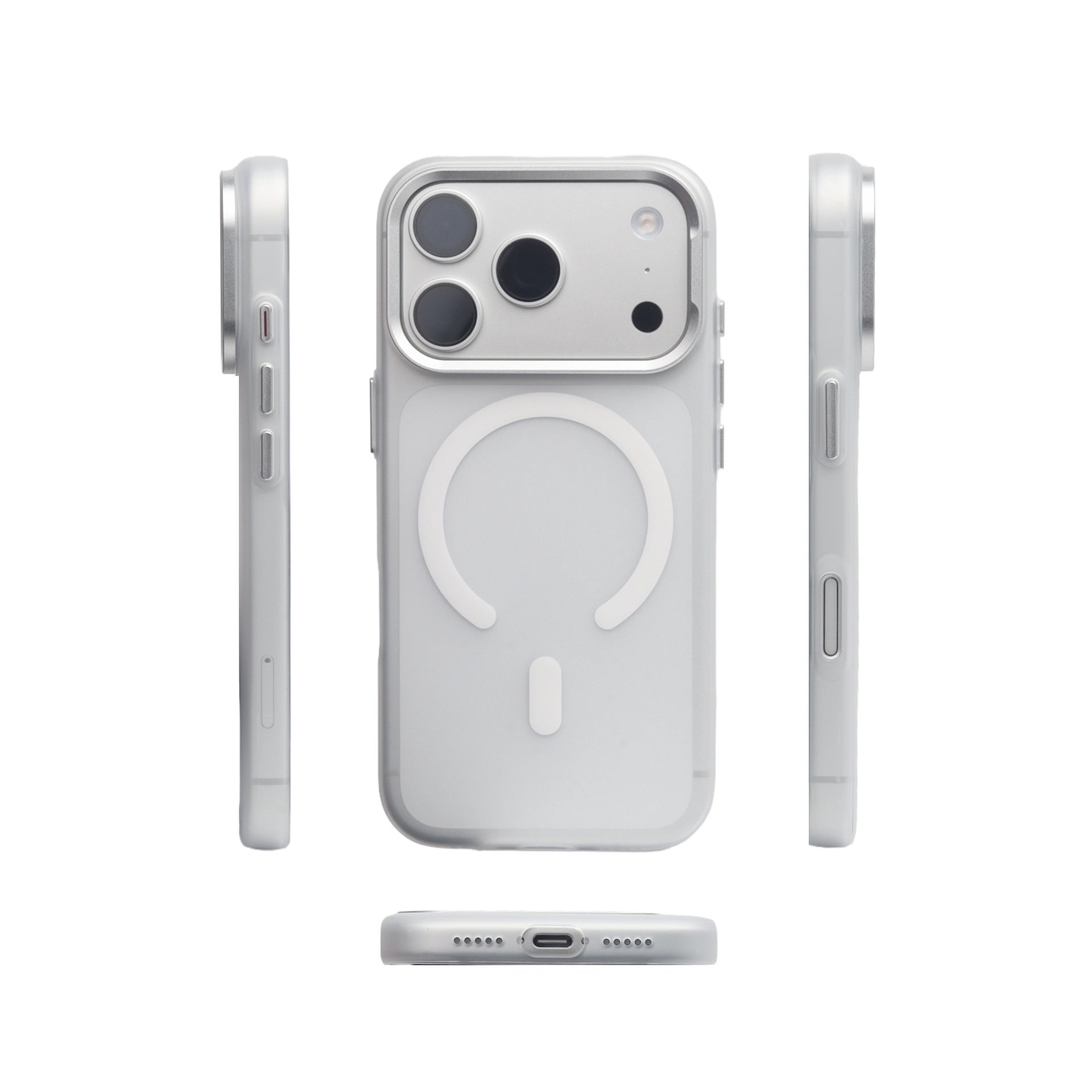 Frosted Magnetic Suction Suitable For 17promax iPhone Phone Case PC Skin Feeling Drop-resistant - EBuyGoods