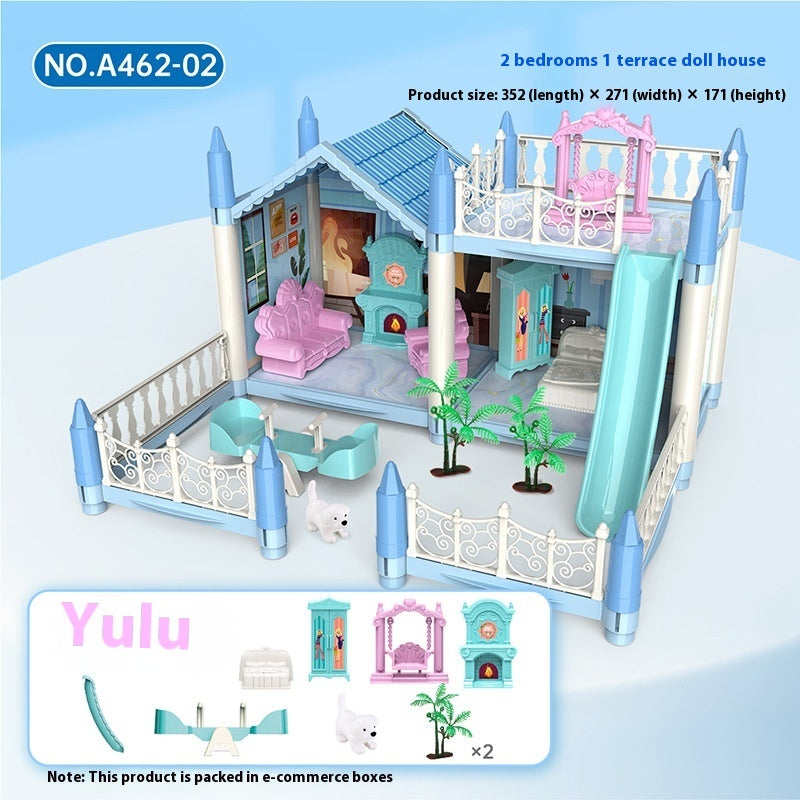 Girls Playing House Diy Assembled Princess House Villa Toys - EBuyGoods